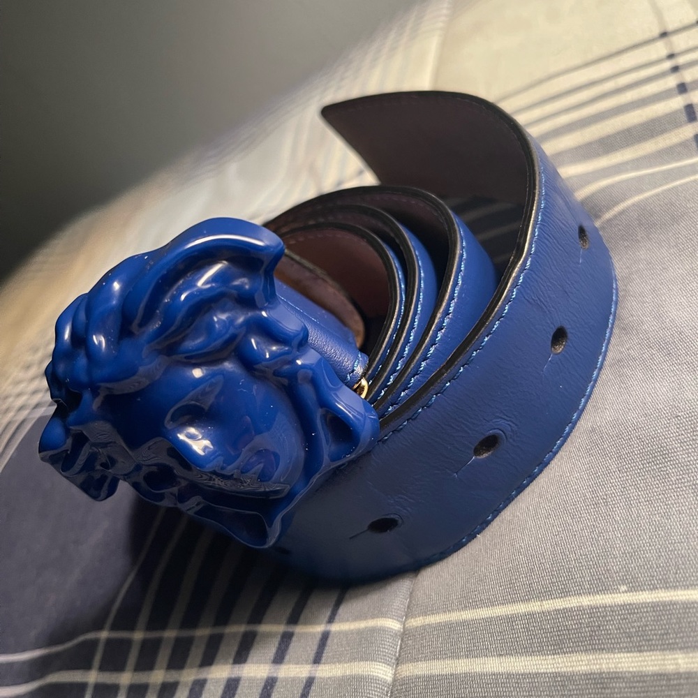 All Blue Versace Belt - Picture 6 of 6
